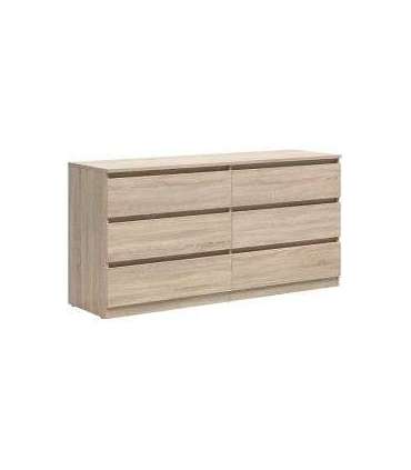 Kummut TETRIX KOM6S tamm sonoma 150 cm