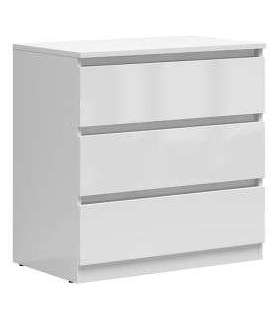 Kummut TETRIX KOM3S valge kõrgläige 75 cm