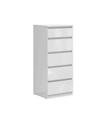 Kummut TETRIX KOM5S valge kõrgläige 50 cm