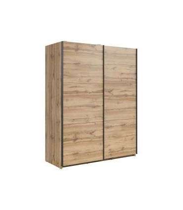 Liugustega riidekapp 153cm TETRIX tamm wotan