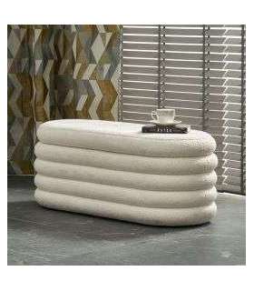 Tumba kaanega BLISS 105/42/42 cm kreem