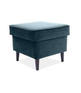 Tumba/järi RON K velvet roheline Bluvel 78/wenge 50x50 cm