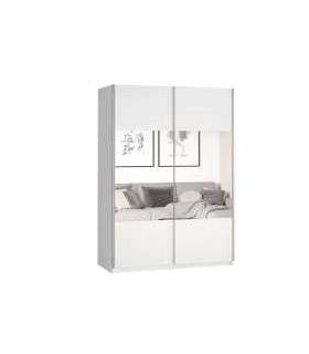 Liugustega riidekapp 120 cm BETA 22971654 valge