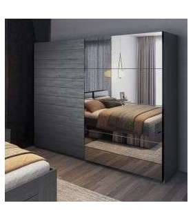 Liugustega riidekapp 270cm GALAXY 24CBEA69 tamm carbon