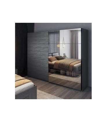 Liugustega riidekapp 270cm GALAXY 24CBEA69 tamm carbon