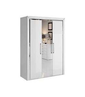 Riidekapp peegliga ARNO valge 155cm