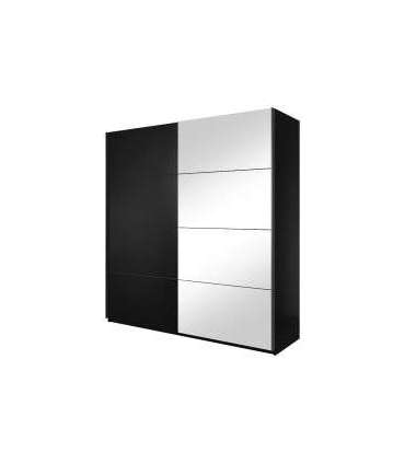 Liugustega riidekapp 180 cm BETA 22W01656 must