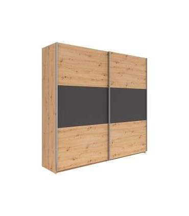 Liugustega riidekapp 218 cm SATURN SZF2D