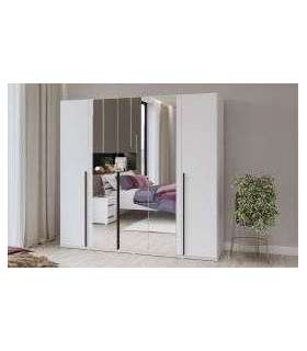 Riidekapp VIOLLA 225 cm 2497LP21 valge