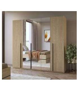 Riidekapp VIOLLA 225 cm 24DOLP21 õlitatud tamm