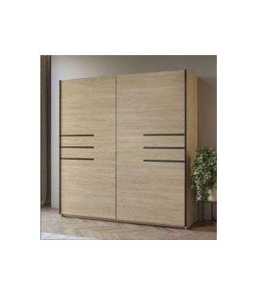 Liugustega riidekapp VIOLLA 200 cm 24DOLP57 õlitatud tamm