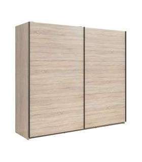 Liugustega riidekapp 220 cm TETRIX tamm sonoma