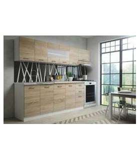 Köögikomplekt PERLA 260 tamm sonoma/valge