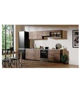 Köögikomplekt AMANDA 1 260 cm akaatsia/wenge