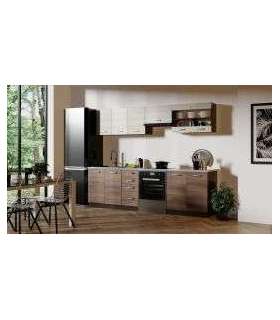 Köögikomplekt AMANDA 2 260 cm akaatsia/navara