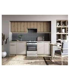 Köögikomplekt TATIANA 240 cm pähkel/sonoma