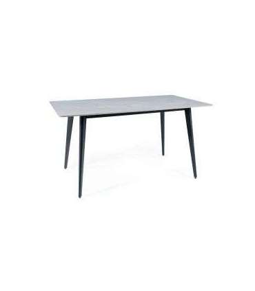 Söögilaud IVY hall marmor/must 140X80 cm