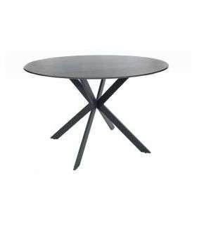 Ümmargune söögilaud TALIA hall marmor 120 cm