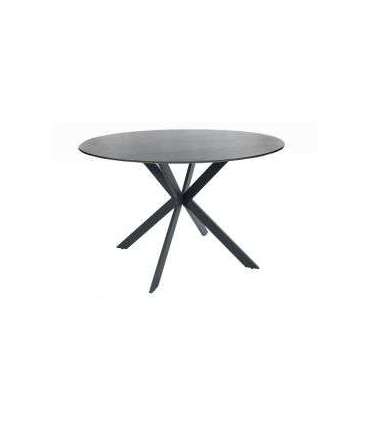 Ümmargune söögilaud TALIA hall marmor 120 cm