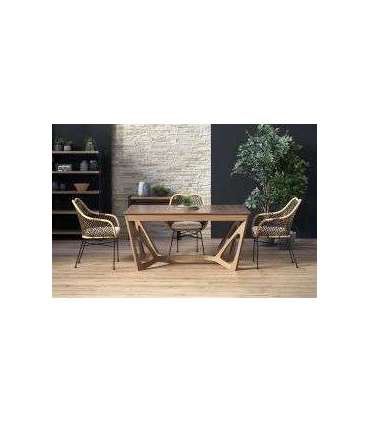 Pikendatav söögilaud WENANTY 160/240 pähkel