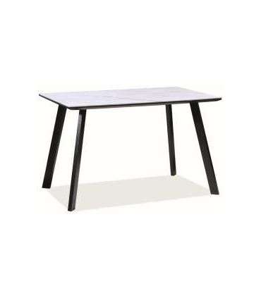 SÖÖGILAUD Samuel marmor/must 120 x 80 cm