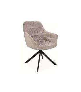 Pöörlev tool ASTORIA II velvet helehall Bluvel 03