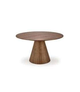 Ümmargune söögilaud HENDERSON pähkel 136 cm