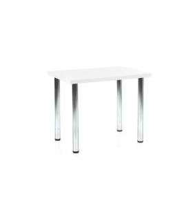 Söögilaud MODEX 90/60/75 cm kroom/valge