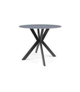 Ümmargune söögilaud TALIA hall marmor 90 cm