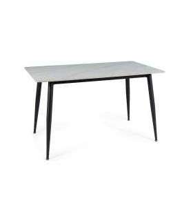 Söögilaud RION valge marmor 130x70 cm