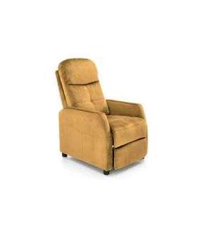 Tugitool FELIPE 2 recliner velvet sinepikollane