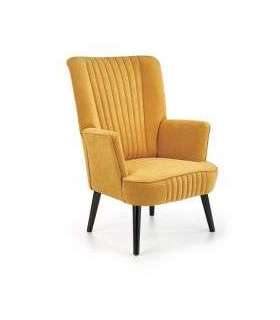 Tugitool DELGADO velvet sinepikollane