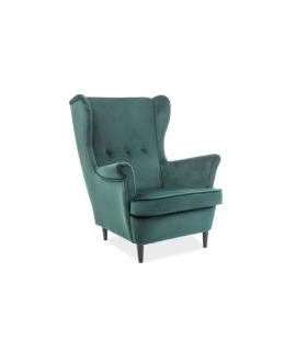 Tugitool LORD velvet roheline Bluvel 78