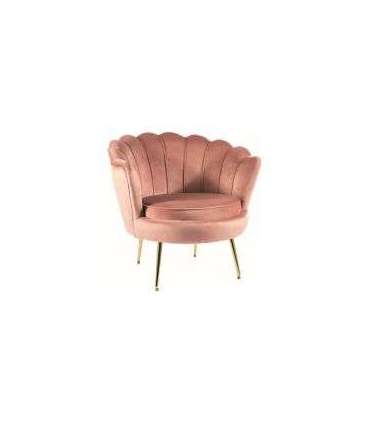 Tugitool CAMELLIA 1 roosa velvet Bluvel 52/kuldne