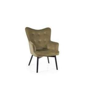 Tugitool CARMEN velvet oliiv Bluvel 77