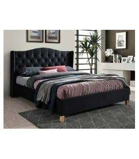 Voodi Aspen 160 velvet must Bluvel 19