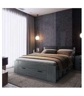 Pesukastiga voodi GALAXY 160 24CBEA51 tamm carbon