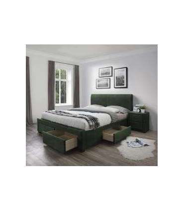 Pesukastiga voodi MODENA 3 160 roheline