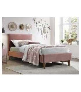 Voodi ACOMA velvet roosa BLUVEL 52 90X200