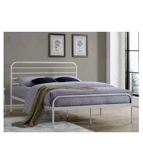 Voodi BOLONIA 140x200 valge