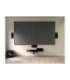 Elite Screens Fixed Frame Projection Screen  	AR110WH2 Diagonal 110 ", 16:9, Black