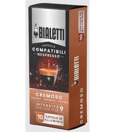 Kohvikapslid Bialetti CREMO, 10 tk, sobib Nespressole