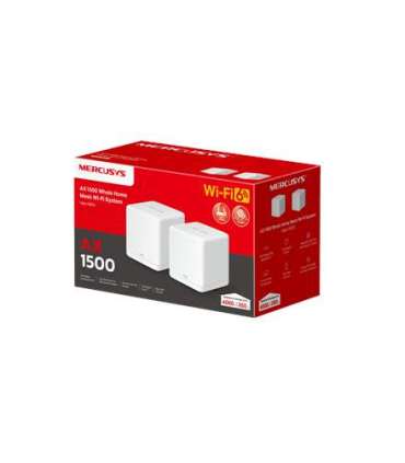 Mercusys | AX1500 Whole Home Mesh WiFi 6 System | Halo H60X (2-pack) | 802.11ax | 10/100/1000 Mbit/s | Ethernet LAN (RJ-45) port