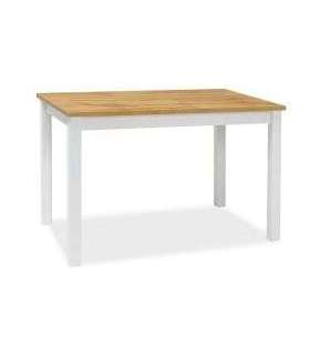 Söögilaud ADAM 100x60 tamm wotan/valge