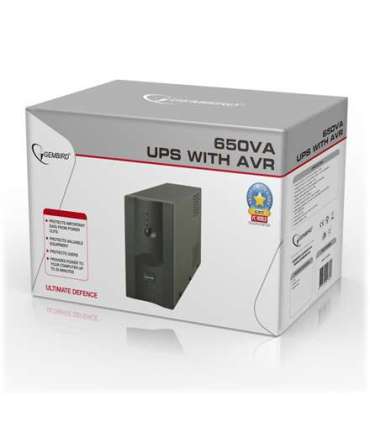 Gembird UPS UPS-PC-652A with AVR 650 VA, 390 W, 220 V
