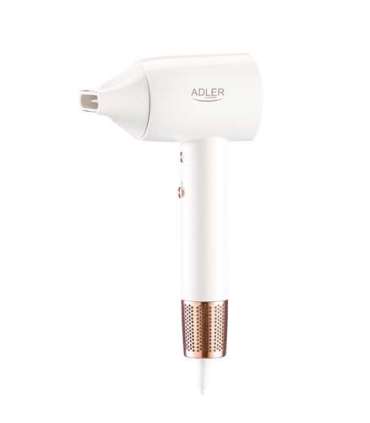 Adler Hair Dryer | SUPERSPEED AD 2272 | 1800 W | Number of temperature settings 3 | Ionic function | White