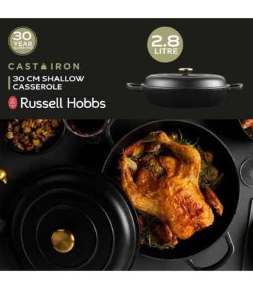 Russell Hobbs RH02525BEU7 Cast iron casserole 30cm black