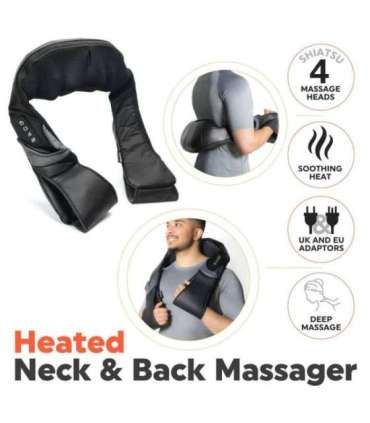 Salter EE6934BLKSTKEU7 Heated Neck & Back Massager