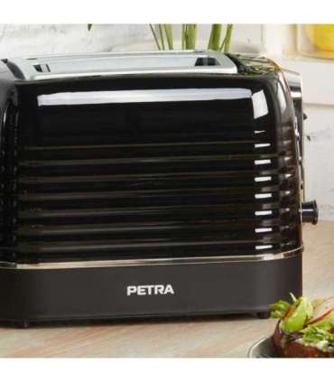 Petra PT5573BLKVDE Oscuro 2 slice toaster