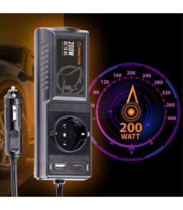 Manta MPI200C Power Inverter 200W DC to AC